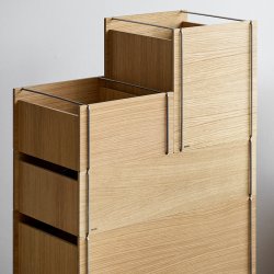 Moebe Storage Box Tower Medium Eg/Rustfrit St�l
