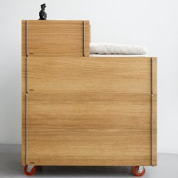 Moebe Storage Box Tower Medium Eg/Rustfrit St�l