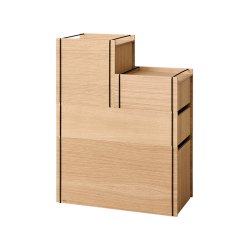 Moebe Storage Box Tower Medium Eg/Sort