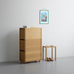 Moebe Storage Box Tower Tall Eg/Sort