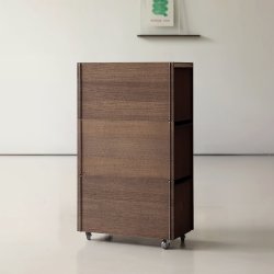 Moebe Storage Box Tower Tall R�get Eg/Rustfrit St�l