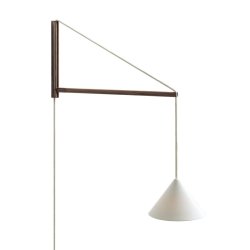 Moebe Suspended Vglampe Rget Eg/Hvid