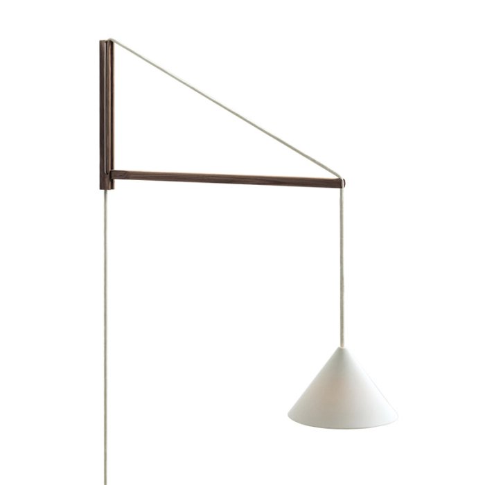 Moebe Suspended Vglampe Rget Eg/Hvid