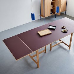 Moebe Tillgsplade Til Rectangular Dining Table Burgundy
