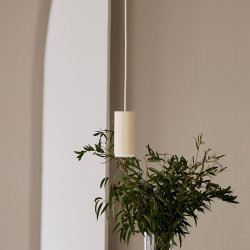 Moebe Tube Pendant - Beige - Small