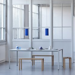 Moebe Tube Pendant - Deep Blue - Large