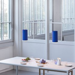 Moebe Tube Pendant - Deep Blue - Large