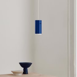 Moebe Tube Pendant - Deep Blue - Small