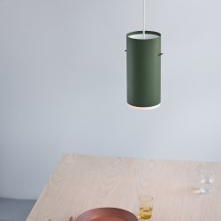 Moebe Tube Pendant - Pine Green - Large