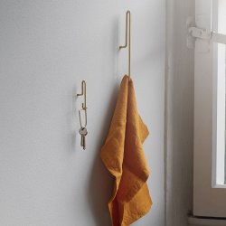 Moebe Wall Hook Knage - Stor - Mat Guld Finish