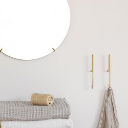 Moebe Wall Hook Knage - Stor - Mat Guld Finish