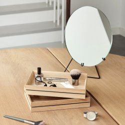 Moebe Bordspejl - Stor - Sort