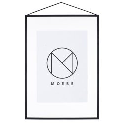 Moebe Frame - Ramme - Sort A4
