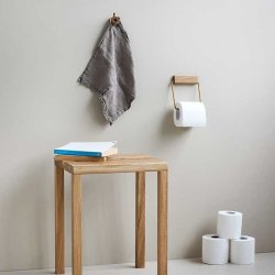 Moebe Toiletrulleholder - Eg/Messing