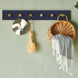 Moud Home Color Knager�kke - M�rk Bl� - 70 cm