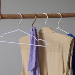 Moud Home Curvy Flad S-krog 3 stk. Brstet messing