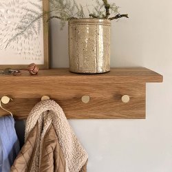 Moud Home FJORD Knagerkke m/ Hylde Eg 90 cm