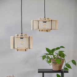 Moud Home Hale Flettet Lampeskrm 34 cm