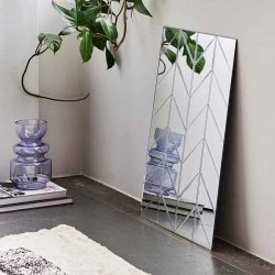 Moud Home Herringbone Spejl 50x70 cm - Klar