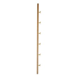 Moud Home Oak Knagerkke - Eg m. Messing Knager - 70 cm