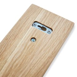 Moud Home Oak Knagerkke - Eg m. Messing Knager - 50 cm