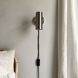 Moud Home KYST V�glampe B�rstet St�l 15 cm