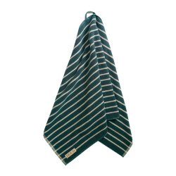Moud Home LINO Stribet H�ndkl�de Moss Green 50x100 cm