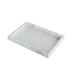 Moud Home Marbi Marmor Bakke Hvid - 20x30 cm