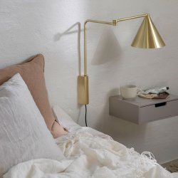 Moud Home M&aacute;s vglampe Brstet Messing