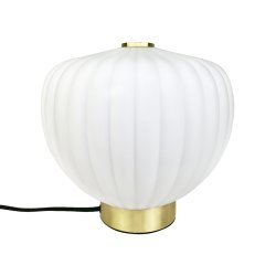 Moud Home MOMA Bordlampe Opal Glas/Brstet Messing