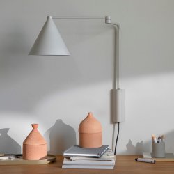 Moud Home M&aacute;s  Vglampe Mrk Beige