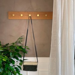 Moud Home Oak Knagerkke - Eg m. Messing Knager - 70 cm