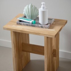 Moud Home Oak Skammel - Olieret Egetr