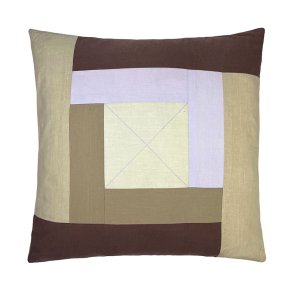 Moud Home PATCH Pudebetrk 5050 cm Lilla/beige/brun