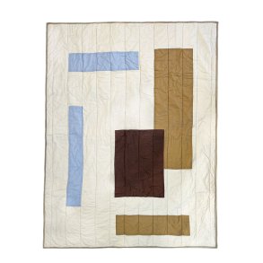 Moud Home PATCH Quiltet Tppe 130170 cm Bl/beige/brun