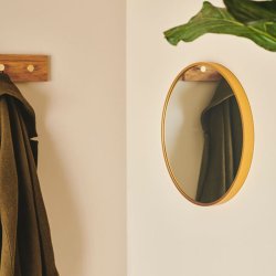 Moud Home Reflection Spejl m. Messingramme - 50 cm