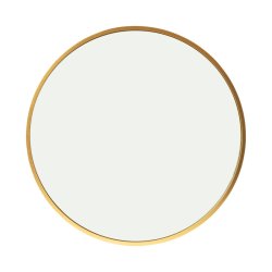 Moud Home Reflection Spejl m. Messingramme - 50 cm