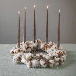 Moud Home Spike Lysholder 4 stk. Mrk Beige