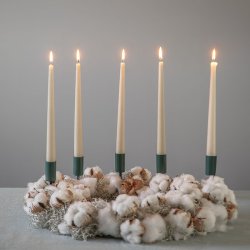 Moud Home Spike Lysholder 4 stk. Mrk Grn