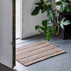 Moud Home Stripe Mtte - Beige/Sort