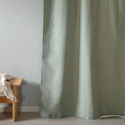 Moud Home Waffle Badeforh�ng 180 x 200 cm - Army Gr�n 