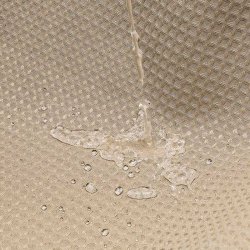 Moud Home Waffle Badeforhng 180 x 220 cm - Khaki