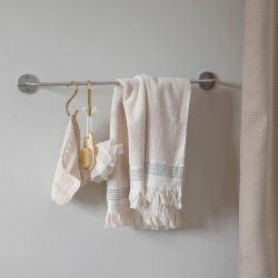 Moud Home Wall Hndkldeholder - Brstet Stl