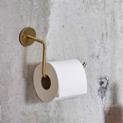 Moud Home Wall Toiletrulleholder - Messing