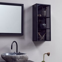 Muubs Atlanta Skab - Small - Sort/Smoke