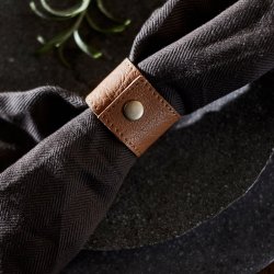 Muubs Camou Servietringe 4 stk. Lder/Camel