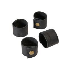 Muubs Camou Servietringe 4 stk. Lder/Sort