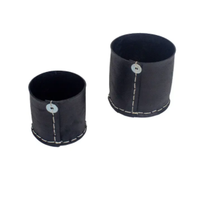 Muubs Dacarr Potter i Sort Gummi - 2 Stk.