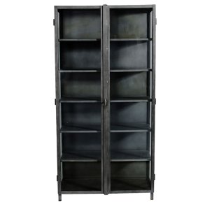 Muubs New York Glasskab - 2 glasdre - Sort Jern