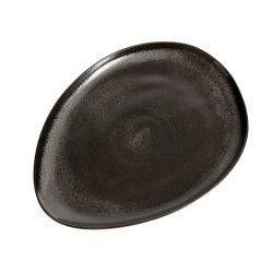 Muubs Mame Middagstallerken 24 cm - Sort